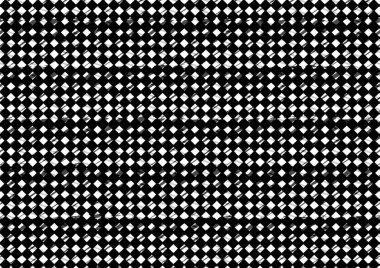 Üzerinde noktalar ve daireler olan beyaz ve siyah baskı tarzında soyut noktalı yarım ton arkaplan, kartvizit, poster, reklam için tek renkli arkaplan