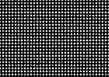 Üzerinde noktalar ve daireler olan beyaz ve siyah baskı tarzında soyut noktalı yarım ton arkaplan, kartvizit, poster, reklam için tek renkli arkaplan