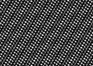 Üzerinde noktalar ve daireler olan beyaz ve siyah baskı tarzında soyut noktalı yarım ton arkaplan, kartvizit, poster, reklam için tek renkli arkaplan