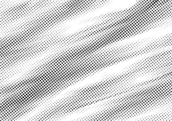 Abstract halftone backdrop in white and black tones in newsprint printing style with lines and rhombuses, monochrome background for business card, poster, advertising