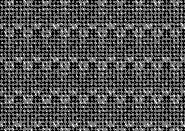 Eşkenar Dörtgenler Satırlarla Birlikte Beyaz Siyah Tonlarda Soyut Yarım Ton — Stok fotoğraf