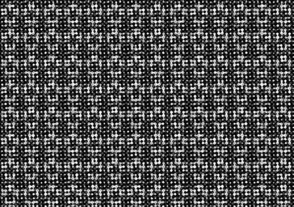 Abstract Halftone Backdrop White Black Tones Newsprint Printing Style Dots — Stock Photo, Image