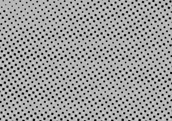 Abstract halftone backdrop in white and black tones in newsprint printing style with dots and rhombuses, monochrome background for business card, poster, advertising