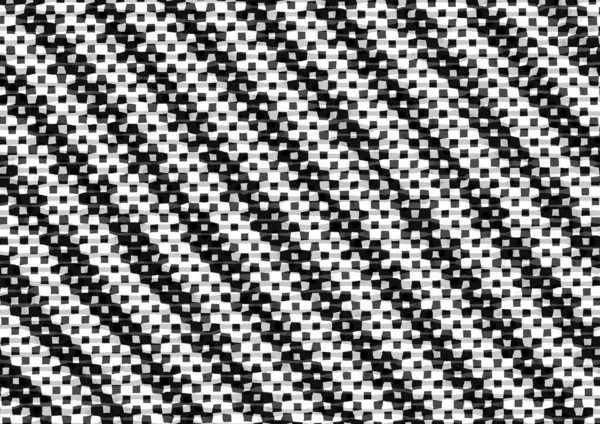 Abstrakter Halbtonhintergrund Weiß Und Schwarztönen Zeitungspapier Druckstil Mit Punkten Quadraten — Stockfoto