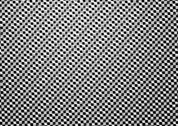 ビジネスカード ポスター 広告のための菱形 正方形と線 モノクロの背景と新聞印刷スタイルの白と黒のトーンで抽象的なハーフトーンの背景 — ストック写真