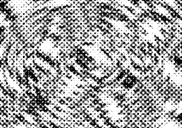 Абстрактний Напівтоновий Фон Білому Чорному Тонах Стилі Друку Газет Ромбами — стокове фото