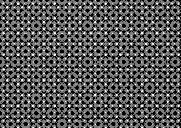 Üzerinde noktalar ve daireler olan beyaz ve siyah baskı tarzında soyut noktalı yarım ton arkaplan, kartvizit, poster, reklam için tek renkli arkaplan