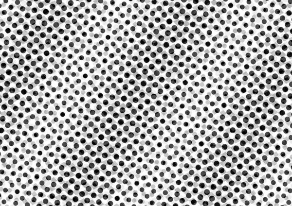 Abstract dotted halftone backdrop in white and black tones in newsprint printing style with dots and circles, monochrome background for business card, poster, advertising