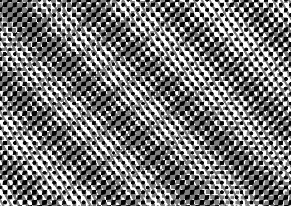 Abstract dotted halftone backdrop in white and black tones in newsprint printing style with dots and circles, monochrome background for business card, poster, advertising