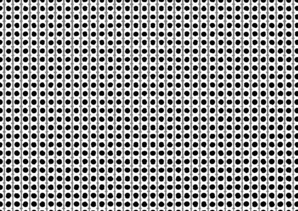 Abstract Dotted Halftone Backdrop White Black Tones Newsprint Printing Style — Stock Photo, Image