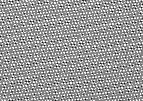 Üzerinde noktalar ve daireler olan beyaz ve siyah baskı tarzında soyut noktalı yarım ton arkaplan, kartvizit, poster, reklam için tek renkli arkaplan