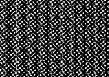 Üzerinde noktalar ve daireler olan beyaz ve siyah baskı tarzında soyut noktalı yarım ton arkaplan, kartvizit, poster, reklam için tek renkli arkaplan