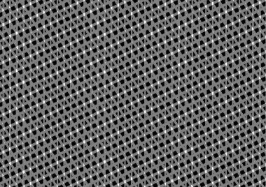 Üzerinde noktalar ve daireler olan beyaz ve siyah baskı tarzında soyut noktalı yarım ton arkaplan, kartvizit, poster, reklam için tek renkli arkaplan