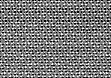 Üzerinde noktalar ve daireler olan beyaz ve siyah baskı tarzında soyut noktalı yarım ton arkaplan, kartvizit, poster, reklam için tek renkli arkaplan