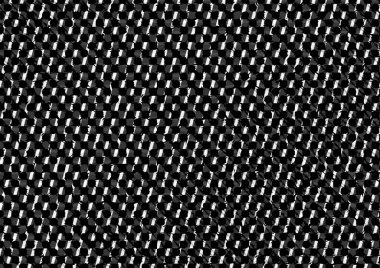 Üzerinde noktalar ve daireler olan beyaz ve siyah baskı tarzında soyut noktalı yarım ton arkaplan, kartvizit, poster, reklam için tek renkli arkaplan