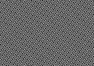 Üzerinde noktalar ve daireler olan beyaz ve siyah baskı tarzında soyut noktalı yarım ton arkaplan, kartvizit, poster, reklam için tek renkli arkaplan