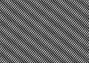 Üzerinde noktalar ve daireler olan beyaz ve siyah baskı tarzında soyut noktalı yarım ton arkaplan, kartvizit, poster, reklam için tek renkli arkaplan