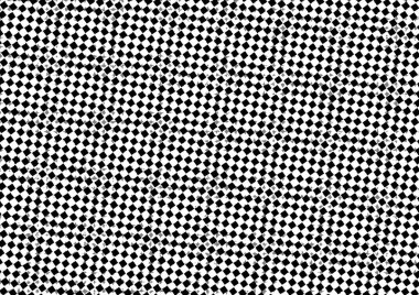 Üzerinde noktalar ve daireler olan beyaz ve siyah baskı tarzında soyut noktalı yarım ton arkaplan, kartvizit, poster, reklam için tek renkli arkaplan