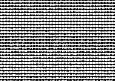 Üzerinde noktalar ve daireler olan beyaz ve siyah baskı tarzında soyut noktalı yarım ton arkaplan, kartvizit, poster, reklam için tek renkli arkaplan