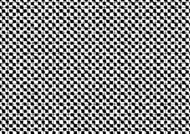 Üzerinde noktalar ve daireler olan beyaz ve siyah baskı tarzında soyut noktalı yarım ton arkaplan, kartvizit, poster, reklam için tek renkli arkaplan