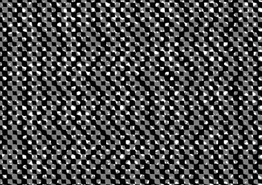 Üzerinde noktalar ve daireler olan beyaz ve siyah baskı tarzında soyut noktalı yarım ton arkaplan, kartvizit, poster, reklam için tek renkli arkaplan