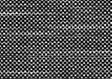 Üzerinde noktalar ve daireler olan beyaz ve siyah baskı tarzında soyut noktalı yarım ton arkaplan, kartvizit, poster, reklam için tek renkli arkaplan