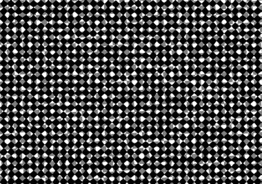 Üzerinde noktalar ve daireler olan beyaz ve siyah baskı tarzında soyut noktalı yarım ton arkaplan, kartvizit, poster, reklam için tek renkli arkaplan