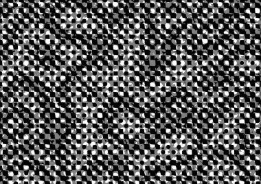 Üzerinde noktalar ve daireler olan beyaz ve siyah baskı tarzında soyut noktalı yarım ton arkaplan, kartvizit, poster, reklam için tek renkli arkaplan