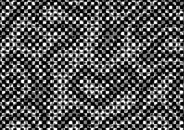 Üzerinde noktalar ve daireler olan beyaz ve siyah baskı tarzında soyut noktalı yarım ton arkaplan, kartvizit, poster, reklam için tek renkli arkaplan