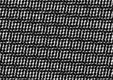 Üzerinde noktalar ve daireler olan beyaz ve siyah baskı tarzında soyut noktalı yarım ton arkaplan, kartvizit, poster, reklam için tek renkli arkaplan