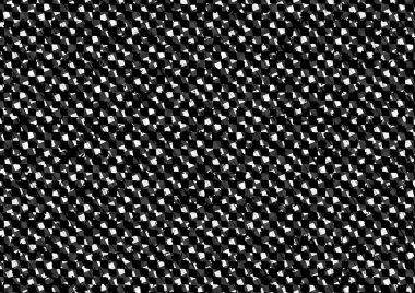 Üzerinde noktalar ve daireler olan beyaz ve siyah baskı tarzında soyut noktalı yarım ton arkaplan, kartvizit, poster, reklam için tek renkli arkaplan