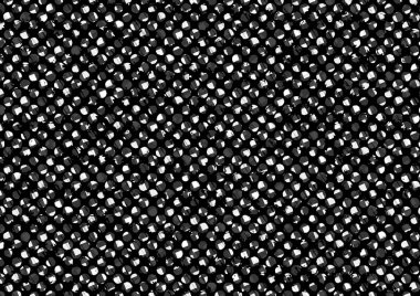 Üzerinde noktalar ve daireler olan beyaz ve siyah baskı tarzında soyut noktalı yarım ton arkaplan, kartvizit, poster, reklam için tek renkli arkaplan