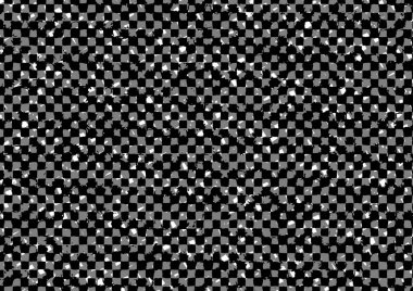 Üzerinde noktalar ve daireler olan beyaz ve siyah baskı tarzında soyut noktalı yarım ton arkaplan, kartvizit, poster, reklam için tek renkli arkaplan