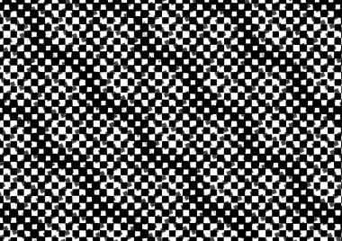 Üzerinde noktalar ve daireler olan beyaz ve siyah baskı tarzında soyut noktalı yarım ton arkaplan, kartvizit, poster, reklam için tek renkli arkaplan