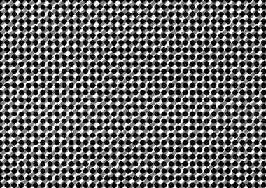 Üzerinde noktalar ve daireler olan beyaz ve siyah baskı tarzında soyut noktalı yarım ton arkaplan, kartvizit, poster, reklam için tek renkli arkaplan