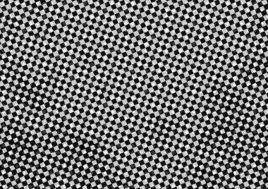 Üzerinde noktalar ve daireler olan beyaz ve siyah baskı tarzında soyut noktalı yarım ton arkaplan, kartvizit, poster, reklam için tek renkli arkaplan