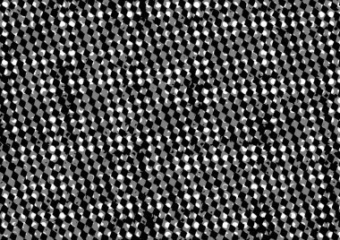 Üzerinde noktalar ve daireler olan beyaz ve siyah baskı tarzında soyut noktalı yarım ton arkaplan, kartvizit, poster, reklam için tek renkli arkaplan