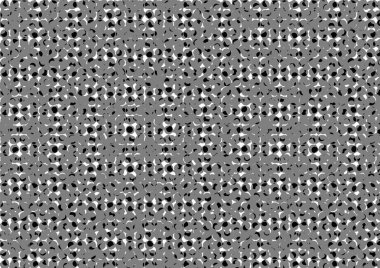 Üzerinde noktalar ve daireler olan beyaz ve siyah baskı tarzında soyut noktalı yarım ton arkaplan, kartvizit, poster, reklam için tek renkli arkaplan