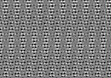 Üzerinde noktalar ve daireler olan beyaz ve siyah baskı tarzında soyut noktalı yarım ton arkaplan, kartvizit, poster, reklam için tek renkli arkaplan