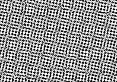 Üzerinde noktalar ve daireler olan beyaz ve siyah baskı tarzında soyut noktalı yarım ton arkaplan, kartvizit, poster, reklam için tek renkli arkaplan