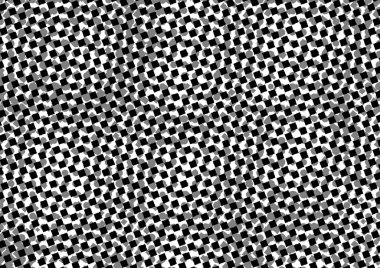 Üzerinde noktalar ve daireler olan beyaz ve siyah baskı tarzında soyut noktalı yarım ton arkaplan, kartvizit, poster, reklam için tek renkli arkaplan