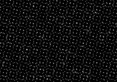 Üzerinde noktalar ve daireler olan beyaz ve siyah baskı tarzında soyut noktalı yarım ton arkaplan, kartvizit, poster, reklam için tek renkli arkaplan