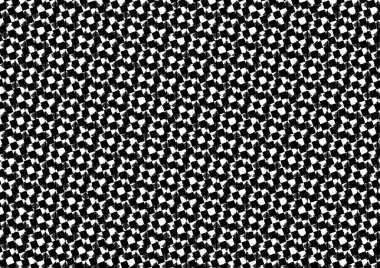 Üzerinde noktalar ve daireler olan beyaz ve siyah baskı tarzında soyut noktalı yarım ton arkaplan, kartvizit, poster, reklam için tek renkli arkaplan