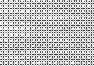 Üzerinde noktalar ve daireler olan beyaz ve siyah baskı tarzında soyut noktalı yarım ton arkaplan, kartvizit, poster, reklam için tek renkli arkaplan