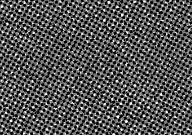 Üzerinde noktalar ve daireler olan beyaz ve siyah baskı tarzında soyut noktalı yarım ton arkaplan, kartvizit, poster, reklam için tek renkli arkaplan