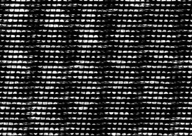 Üzerinde noktalar ve daireler olan beyaz ve siyah baskı tarzında soyut noktalı yarım ton arkaplan, kartvizit, poster, reklam için tek renkli arkaplan