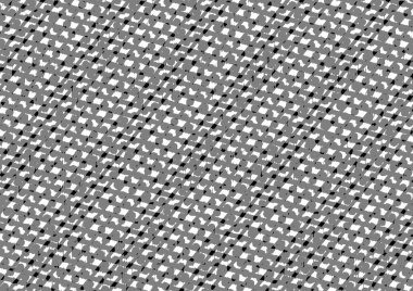 Üzerinde noktalar ve daireler olan beyaz ve siyah baskı tarzında soyut noktalı yarım ton arkaplan, kartvizit, poster, reklam için tek renkli arkaplan