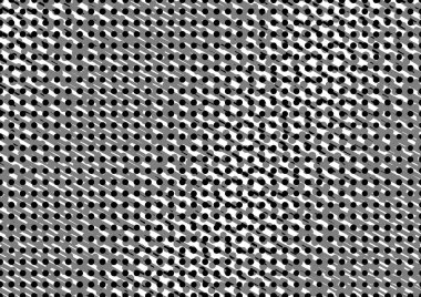 Üzerinde noktalar ve daireler olan beyaz ve siyah baskı tarzında soyut noktalı yarım ton arkaplan, kartvizit, poster, reklam için tek renkli arkaplan