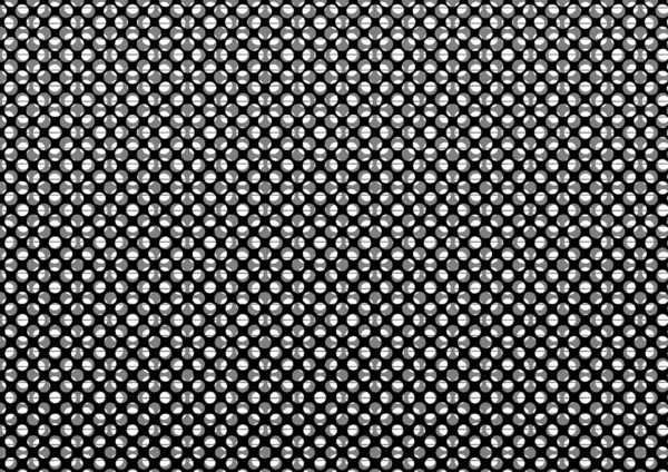 Üzerinde noktalar ve daireler olan beyaz ve siyah baskı tarzında soyut noktalı yarım ton arkaplan, kartvizit, poster, reklam için tek renkli arkaplan