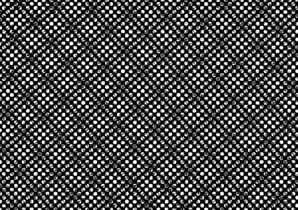 Üzerinde noktalar ve daireler olan beyaz ve siyah baskı tarzında soyut noktalı yarım ton arkaplan, kartvizit, poster, reklam için tek renkli arkaplan
